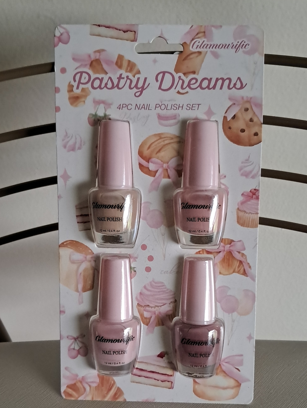 Glamour Pastry Dreams 4-Pack Pink Nail Polish Set